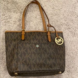 Brown Michael Kors Medium Tote Handbag